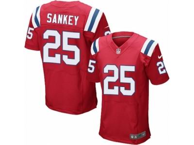 Nike New England Patriots #25 Bishop Sankey Elite Red Jersey