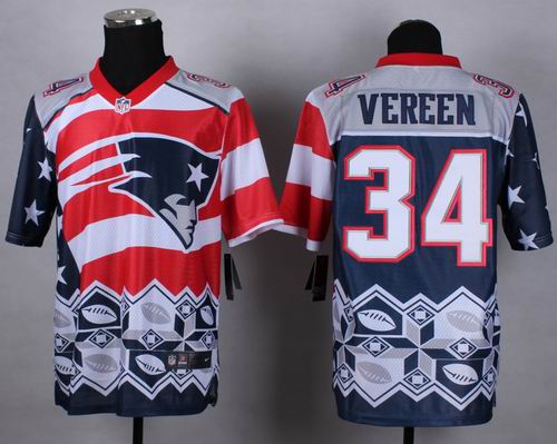 Nike New England Patriots #34 Shane Vereen Noble Fashion elite jerseys
