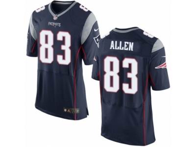Nike New England Patriots #83 Dwayne Allen Elite Navy Blue Jersey