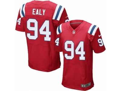 Nike New England Patriots #94 Kony Ealy Elite Red Jersey