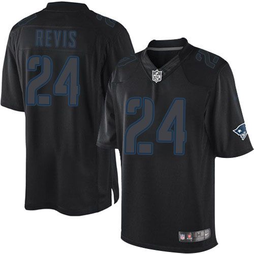 Nike New England Patriots 24 Darrelle Revis Black NFL Impact Limited Jersey