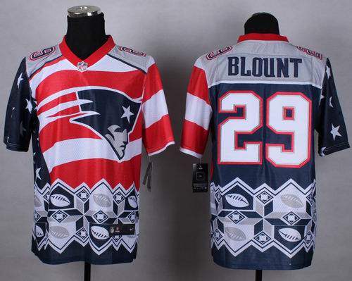 Nike New England Patriots 29# LeGarrette Blount Noble Fashion elite jerseys