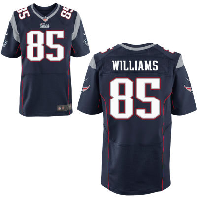 Nike New England Patriots 85 Michael Williams Navy Blue Team Color NFL Elite Jersey