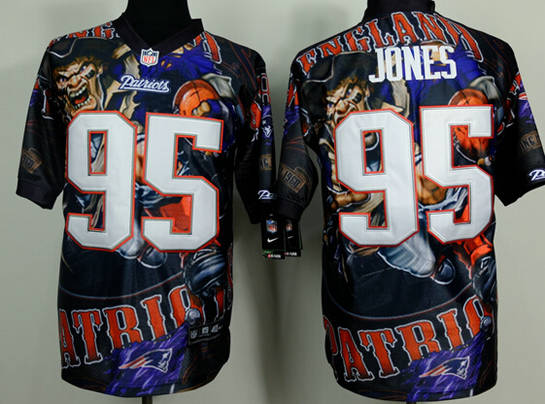 Nike New England Patriots 95 Chandler Jones Fanatical Version NFL Jerseys