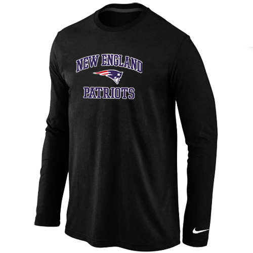 Nike New England Patriots Heart & Soul Long Sleeve T-Shirt Black