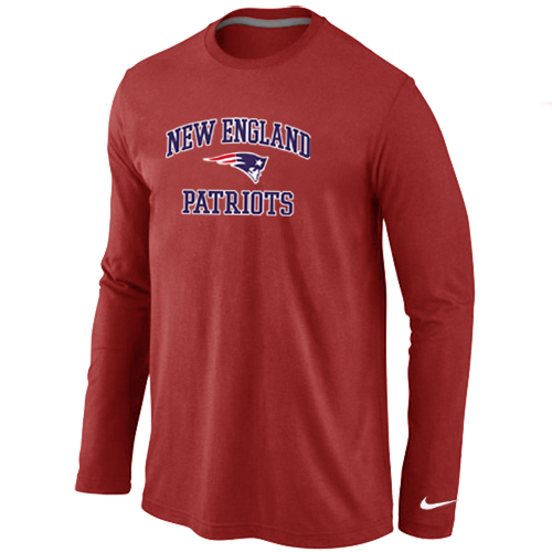 Nike New England Patriots Heart & Soul Long Sleeve T-Shirt RED