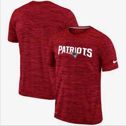 Nike New England Patriots Red Velocity Performance T-Shirt