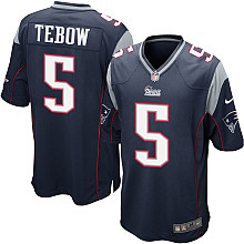 Nike New England Patriots Tim Tebow game Team Color Jersey