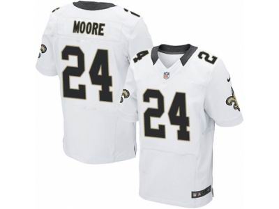 Nike New Orleans Saints #24 Sterling Moore Elite White NFL Jersey