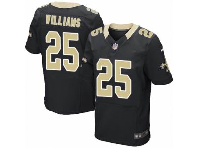 Nike New Orleans Saints #25 P. J. Williams Elite Black Jersey