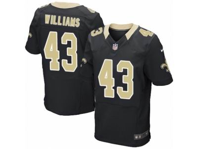 Nike New Orleans Saints #43 Marcus Williams Elite Black jersey
