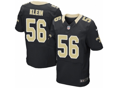 Nike New Orleans Saints #56 A.J. Klein Elite BlackJersey