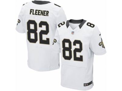 Nike New Orleans Saints #82 Coby Fleener Elite White NFL Jersey
