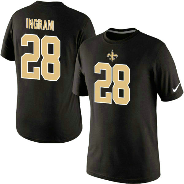 Nike New Orleans Saints 28 Mark Ingram Pride Name & Number T-Shirt