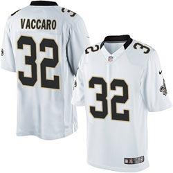 Nike New Orleans Saints 32 Kenny Vaccaro White Game Jerseys