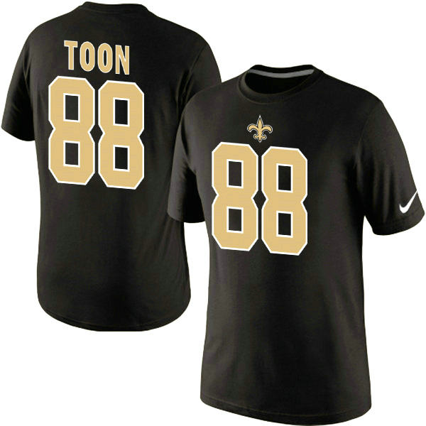Nike New Orleans Saints 88 Nick Toon Pride Name & Number T-Shirt