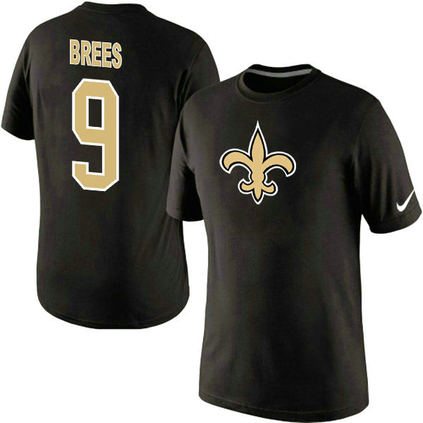 Nike New Orleans Saints Drew Brees Name & Number T-Shirt