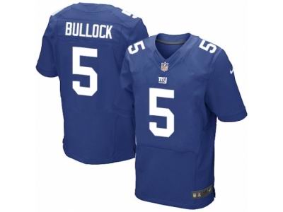 Nike New York Giants #5 Randy Bullock Elite Royal Blue Jersey
