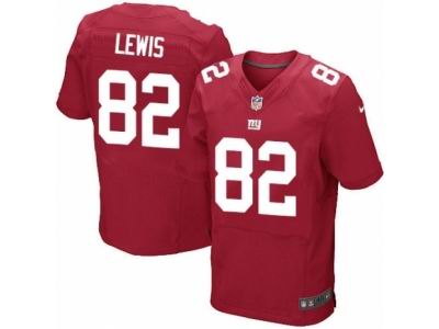 Nike New York Giants #82 Roger Lewis Elite Red Jersey