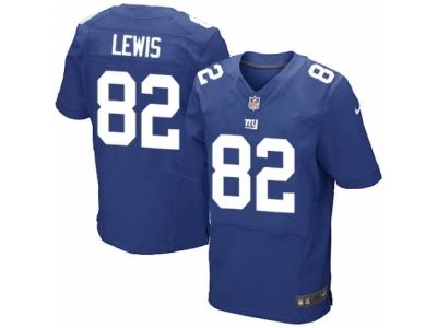 Nike New York Giants #82 Roger Lewis Elite Royal Blue Jersey
