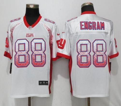 Nike New York Giants #88 Evan Engram White elite Drift Fashion Jersey