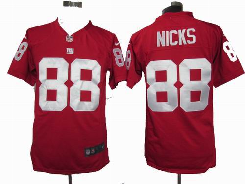 Nike New York Giants #88 Hakeem Nicks red game jerseys