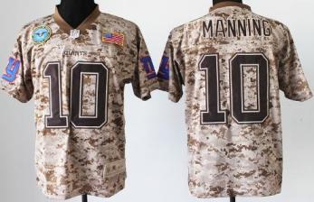 Nike New York Giants 10 Eli Manning Salute to Service Digital Camo Elite NFL Jersey