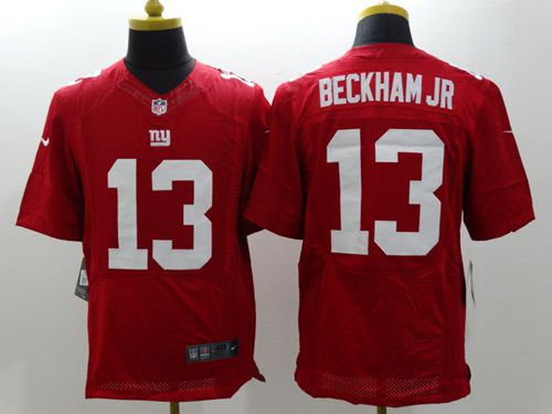Nike New York Giants 13 Odell Beckham Jr Red Alternate NFL Elite