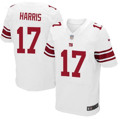 Nike New York Giants 17 Dwayne Harris White NFL Elite Jersey