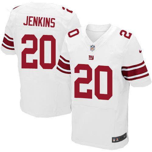 Nike New York Giants 20 Janoris Jenkins White NFL Elite Jersey