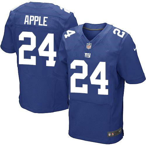 Nike New York Giants 24 Eli Apple Royal Blue Team Color NFL Elite Jersey