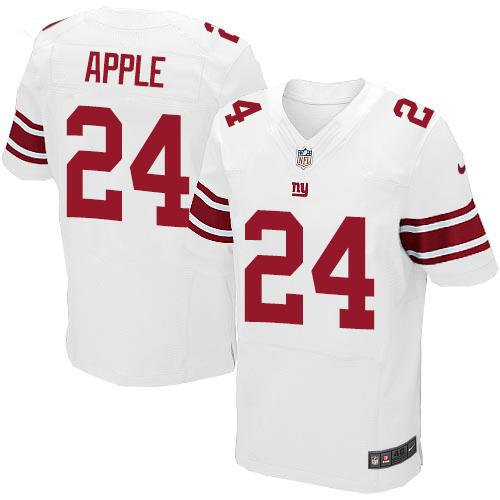 Nike New York Giants 24 Eli Apple White NFL Elite Jersey