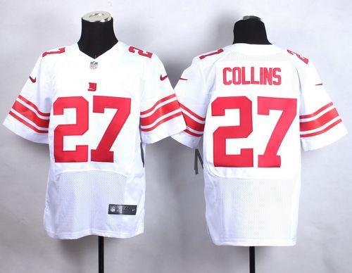Nike New York Giants 27 Landon Collins White NFL Elite jersey