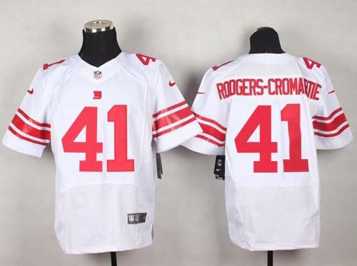 Nike New York Giants 41 Dominique Rodgers-Cromartie White NFL Elite Jersey
