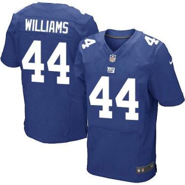 Nike New York Giants 44 Andre Williams Blue Elite NFL Jerseys