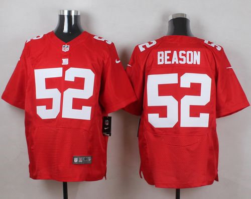 Nike New York Giants 52 Jon Beason Red Alternate NFL Elite Jersey