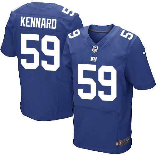 Nike New York Giants 59 Devon Kennard Royal Blue Team Color NFL Elite Jersey