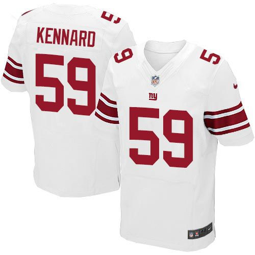 Nike New York Giants 59 Devon Kennard White NFL Elite Jersey