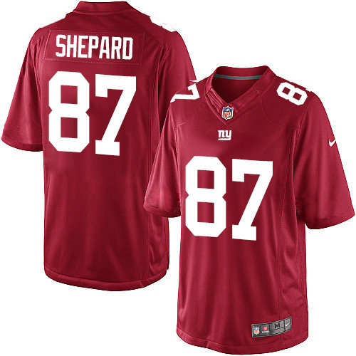 Nike New York Giants 87 Sterling Shepard Limited Red Alternate NFL Jersey