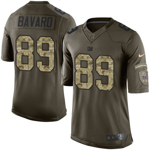 Nike New York Giants 89 Mark Bavaro Green NFL Limited Salute to Service Jersey