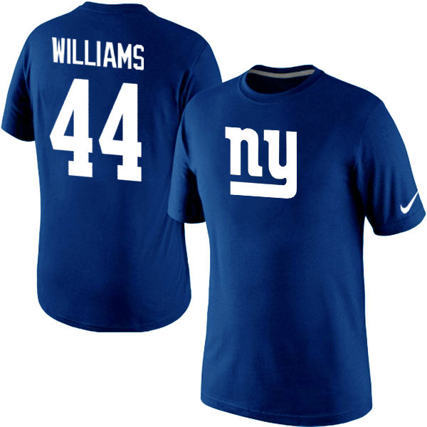 Nike New York Giants Andre Williams Name & Number T-Shirt
