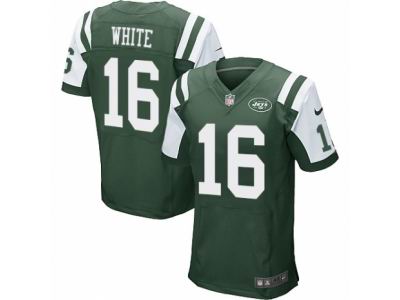 Nike New York Jets #16 Myles White Elite Green Jersey