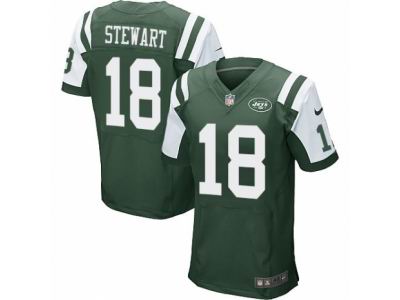 Nike New York Jets #18 ArDarius Stewart Elite Green Jersey