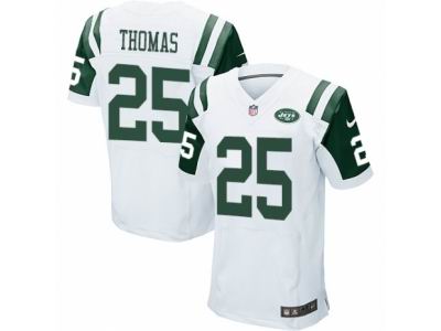 Nike New York Jets #25 Shamarko Thomas Elite White NFL Jersey