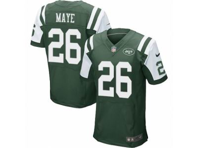 Nike New York Jets #26 Marcus Maye Elite Green Jersey