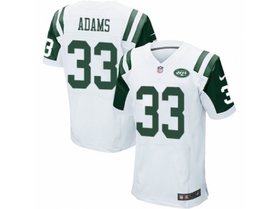 Nike New York Jets #33 Jamal Adams Elite White Jersey
