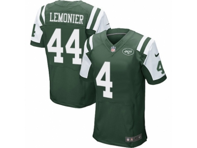 Nike New York Jets #44 Corey Lemonier Elite Green Jersey