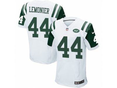 Nike New York Jets #44 Corey Lemonier Elite White Jersey