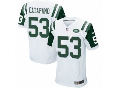 Nike New York Jets #53 Mike Catapano Elite White NFL Jersey