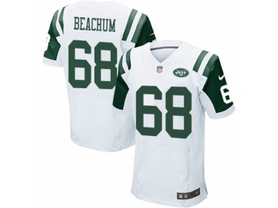 Nike New York Jets #68 Kelvin Beachum Elite White Jersey